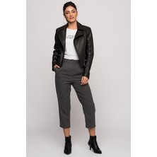 Miss Lusi 7390004 Balıksırtı Önü Pileli Cepli Pantolon