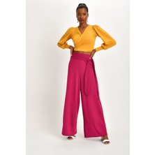 Quincey Bol Paça Krep Pantolon