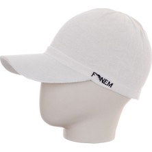 Fonem Düz Kep Beyaz