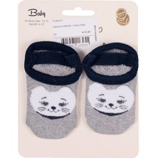 Katamino Havlu Patik Çorap 83023 | Gri