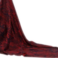 e38 EL İŞÇİLİĞİ KADIN RENKLİ EBRU EŞARP 90*90  cm - E0030