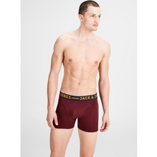 Jack & Jones Erkek BURGUNDY Boxer