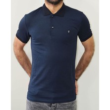 Paul Fredy Polo Yaka Kagi T-Shirt Lacivert