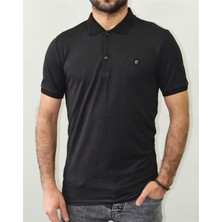Paul Fredy Polo Yaka Kagi T-Shirt Siyah