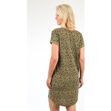 Perla Blanca Geisha Khaki Green Elbise