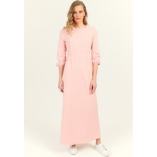 Wathka Kadın Basic Elbise - Pembe