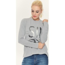 Wathka Kadın T-Shirt - Gri