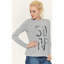 Wathka Kadın T-Shirt - Gri