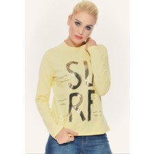 Wathka Kadın T-Shirt - Sarı