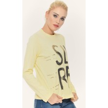 Wathka Kadın T-Shirt - Sarı