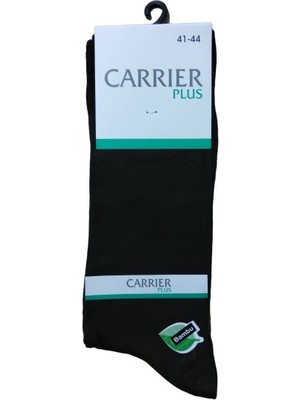 Carrier Plus 12 Çift Bambu Dikişsiz Burun Erkek  Çorap -Yazlık - Koyugri