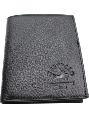 West Polo 5557 Hakiki Deri Erkek Cüzdan Siyah