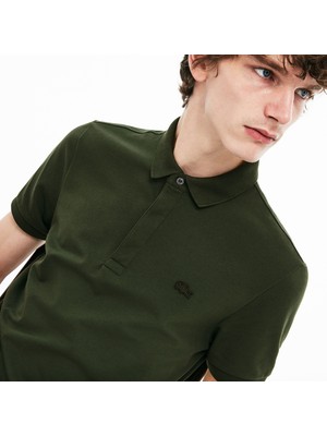 Lacoste Erkek Regular Fit Haki Paris Polo PH5522.3M9