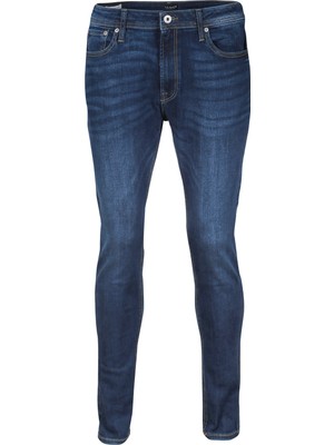 Jack & Jones 12110056_Jjiliam Jjoriginal Am 014 Düşük Bel Skinny Fit Düz Erkek Denim Pantolon