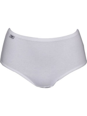 Tutku Kadın Beyaz Likralı Bato Slip 12'li Paket