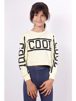 Toontoy Kız Çocuk Cool Baskılı Sweatshirt
