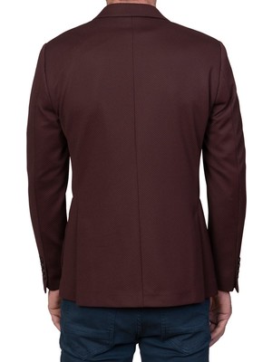 White Stone Herkül Ceket Slim Fit Desenli