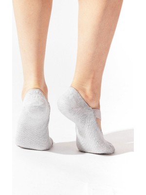 Katia&Bony Asta Yoga Basic Görünmez Çorap - Gümüş