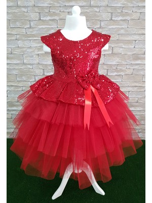 Mixie Baby Doğum Günü Tüllü Kız Çocuk Abiye Elbise