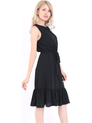 Moda Tuğram Siyah Elbise