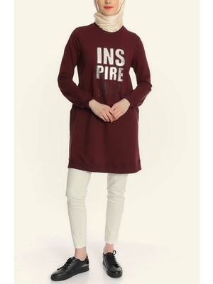 Wathka Kadın Inspire Sweat - Mürdüm