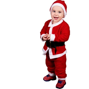 Efran Bebe Erkek Bebek Noel Baba Kostüm