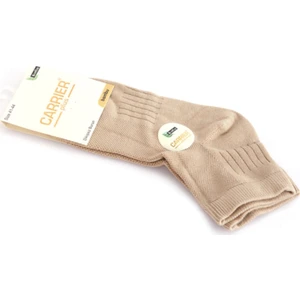 Carrier Plus Bambu Dikişsiz Erkek Patik Çorap - Bej 12 Çift