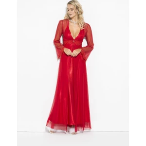 For Dreams 4997 Alzena İkili Gecelik Takım-Kırmızı