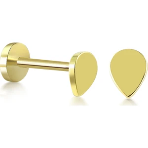 14 Ayar Altın Damla Tragus Piercing