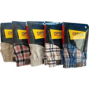 Erkek (Xl) 5'li Paket Poplin (Pamuk) Boxer Şort