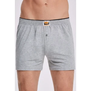 Erkek 6'lı  Pamuk Havlu Bel Boxer (Gri)