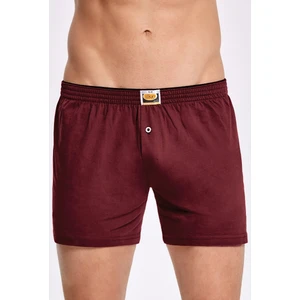 Erkek 6'lı  Pamuk Havlu Bel Boxer (Bordo)