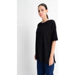Miss Lusi 9181519 Pamuk Duble Kol Salash T-Shirt