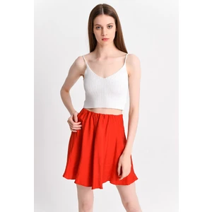 Miss Lusi 92814021 K.Flamlı Parçalı Kısa Etek