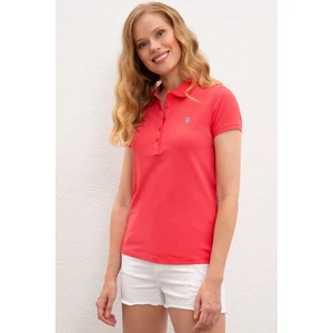 U.S. Polo Assn. Kadın Roude Red(P) Basic T-Shirt 50222743-PB0012