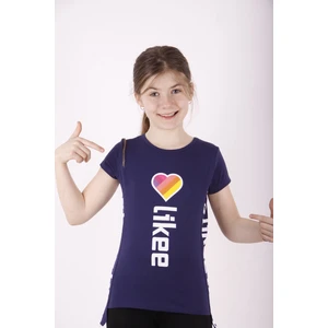 Kız Çocuk Likee Baskılı T-Shirt