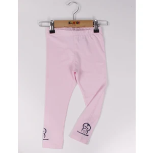 Kız Çocuk Paçası Baykuş Nakışlı Tayt