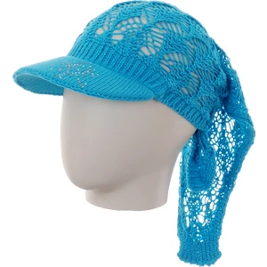 Ağ Örgü Bandana Turkuaz
