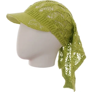 Ağ Örgü Bandana Yeşil