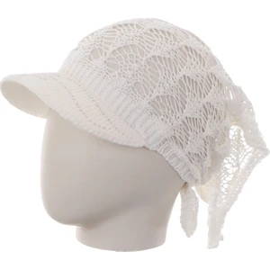 Ağ Örgü Bandana Beyaz