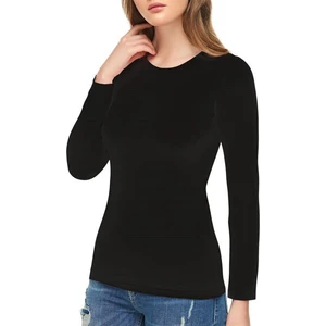 Tutku Elit Kadın Elastan Uzun Kol Body 2203 | Siyah
