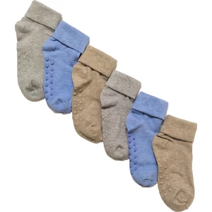Mem Socks Kaydırmaz Çocuk Çorabı 6'lı