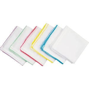 Hbpazar 25 Adet %100 Pamuk Oyalı Tülbent 85 cm x 85 cm
