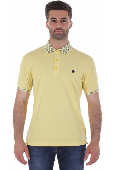 Diandor Polo Yaka Erkek T-Shirt Sarı/yellow 2017030