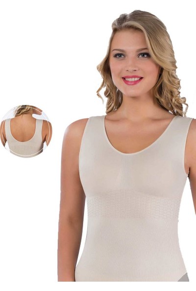 Layza Form Dikişsiz Atlet 14005 | Beyaz