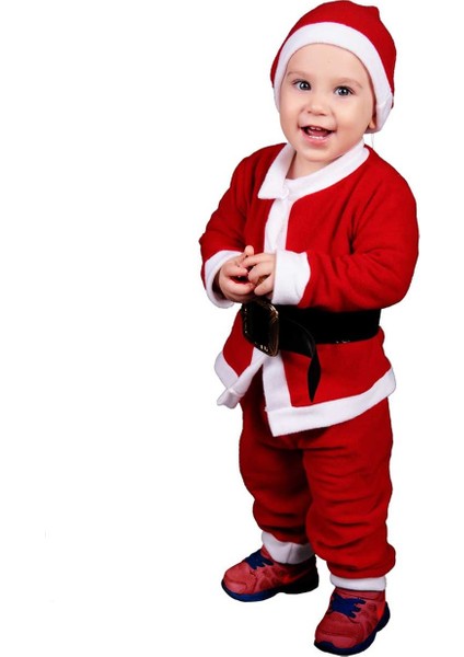 Erkek Bebek Noel Baba Kostüm