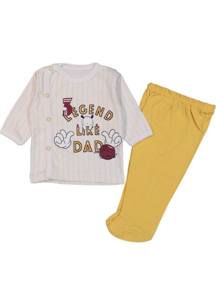 Legend Çizgili Patikli 2 Parça Erkek Bebek Takım 100069