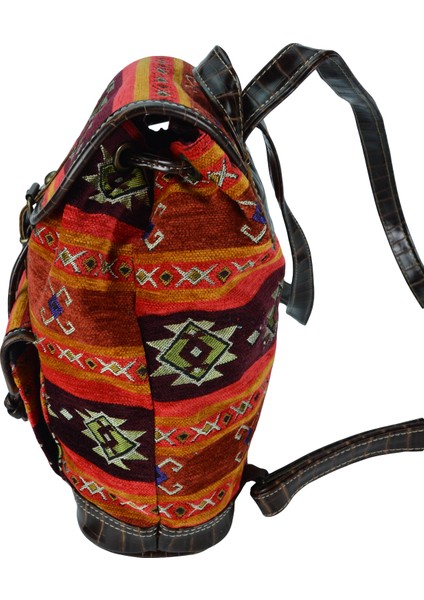 Kilim Desenli Sırt Çantası modelleri