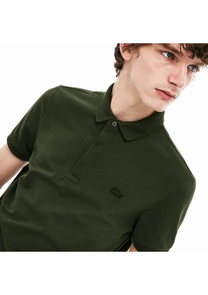 Erkek Regular Fit Haki Paris Polo PH5522.3M9