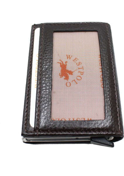 West Polo 5540 Deri Mekanizmalı Erkek Kartlık Cüzdan Kahve modelleri